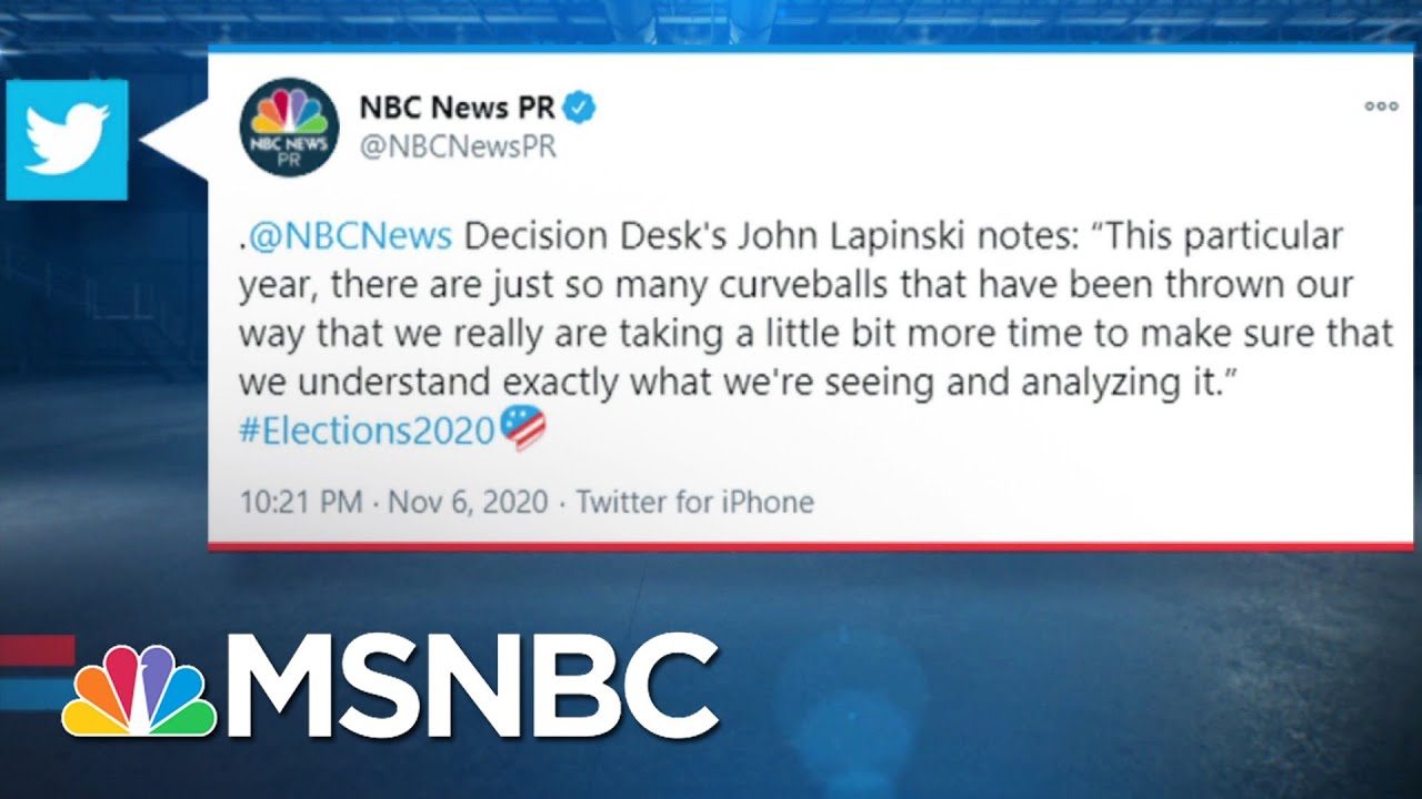 NBC News Decision Desk Explains Caution Calling Remaining States   Main