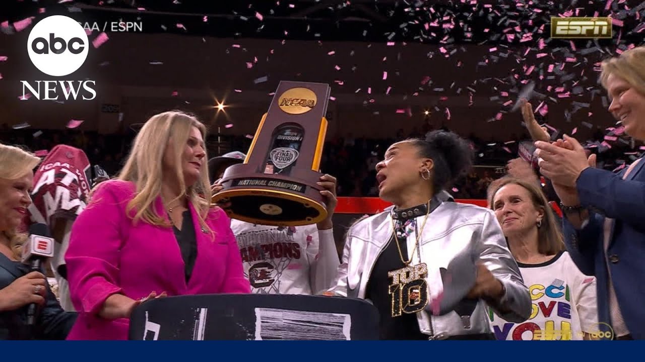 South Carolina women's basketball team crowned national champions ...