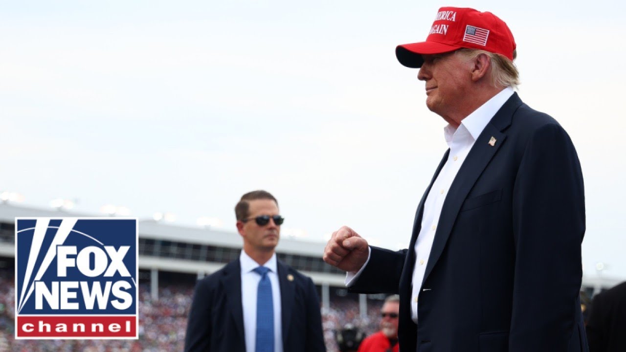 Trump gets 'roaring reception' at CocaCola 600 NASCAR race Main