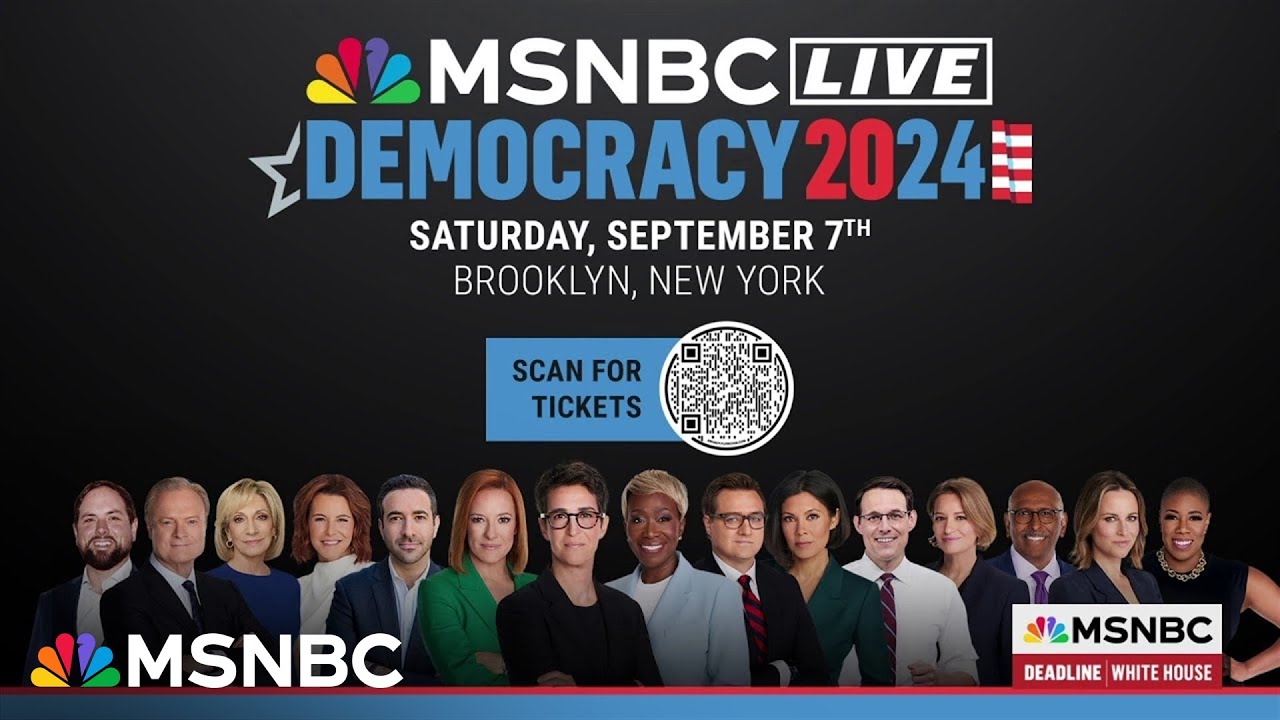 An inside look at MSNBC Live Democracy 2024, a firstofits kind live