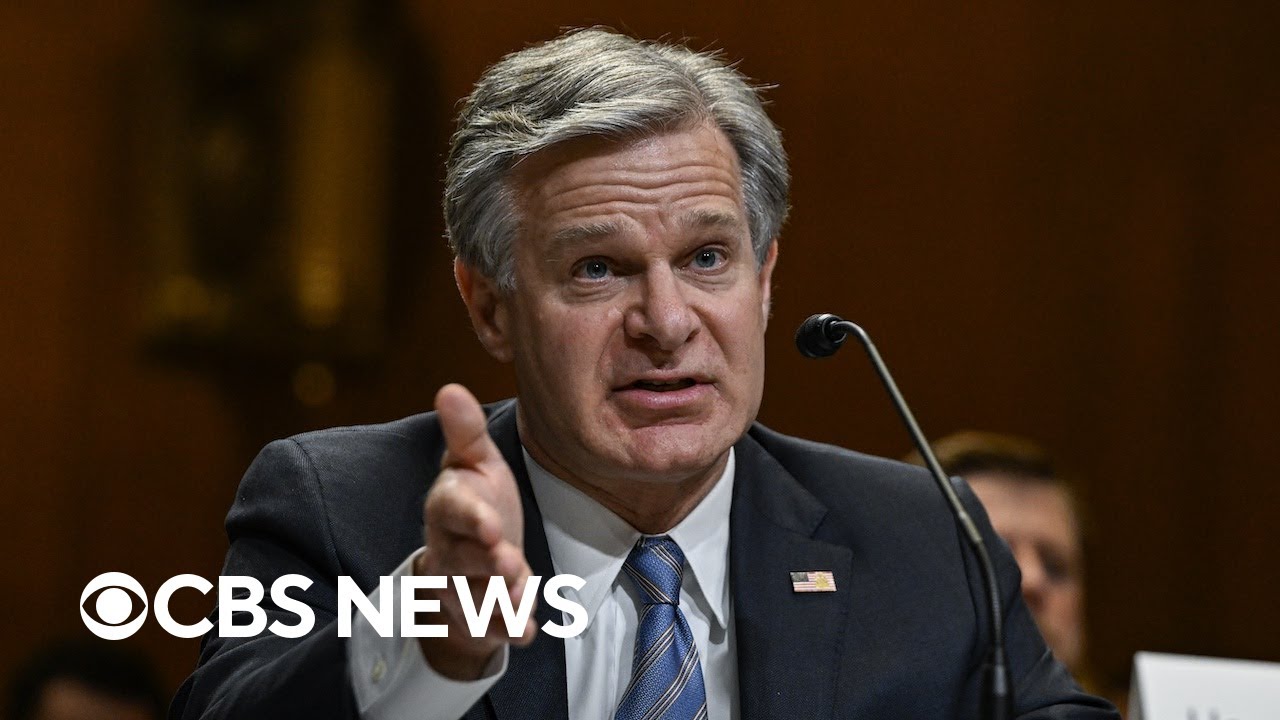 FBI Director Christopher Wray testifies before House panel after Trump ...