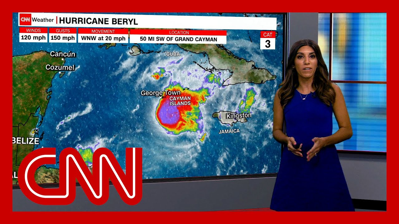 See where Hurricane Beryl is heading next after landfall in Jamaica