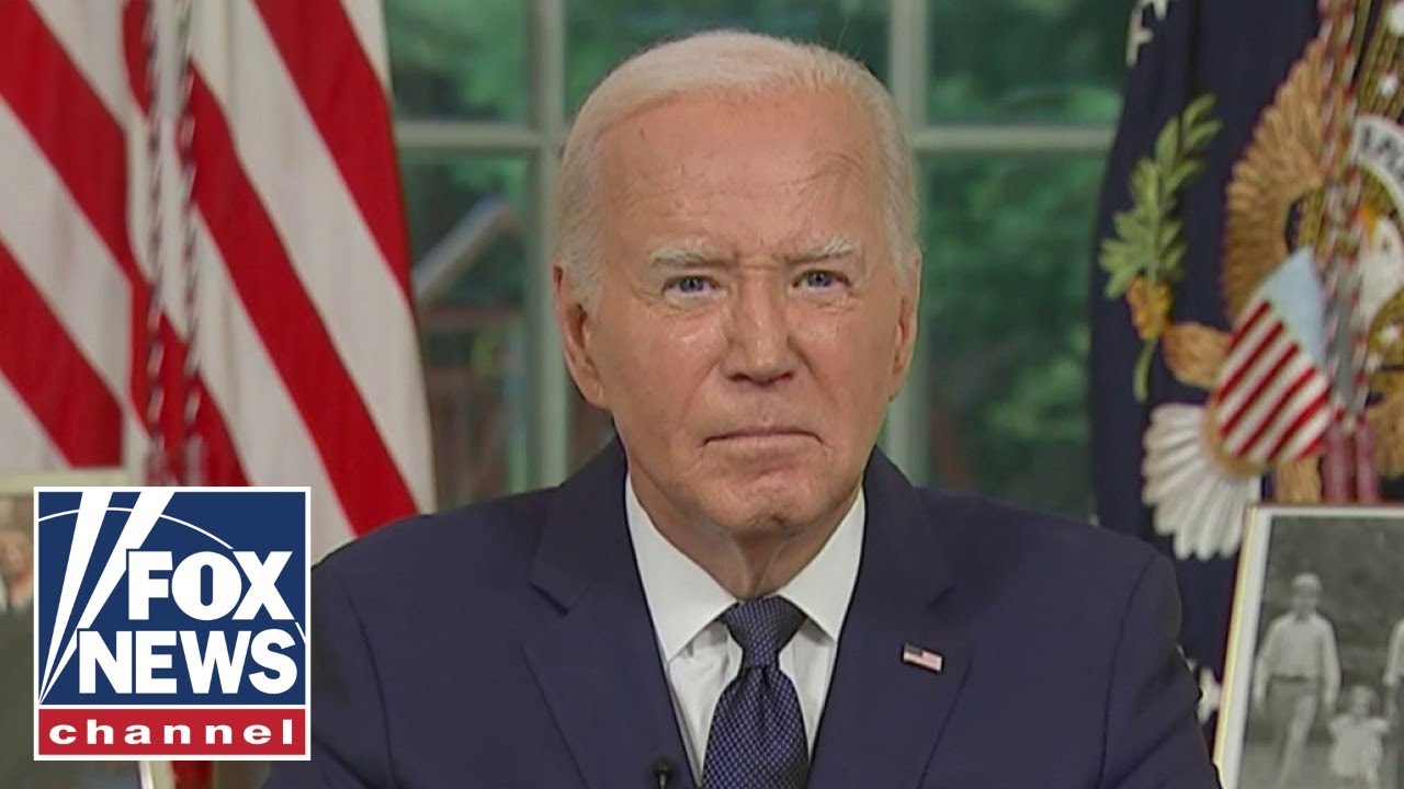 WATCH LIVE Biden addresses the nation after dropping out of 2024