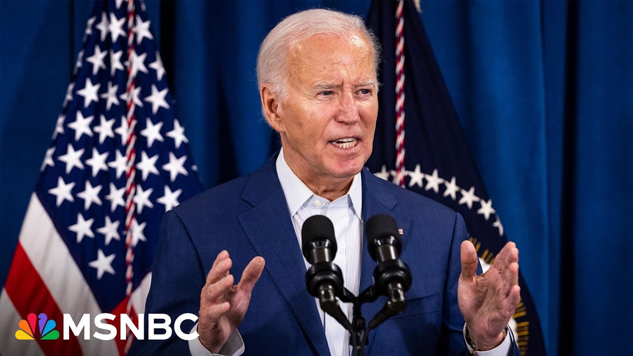 WATCH President Biden remarks from the Oval Office following