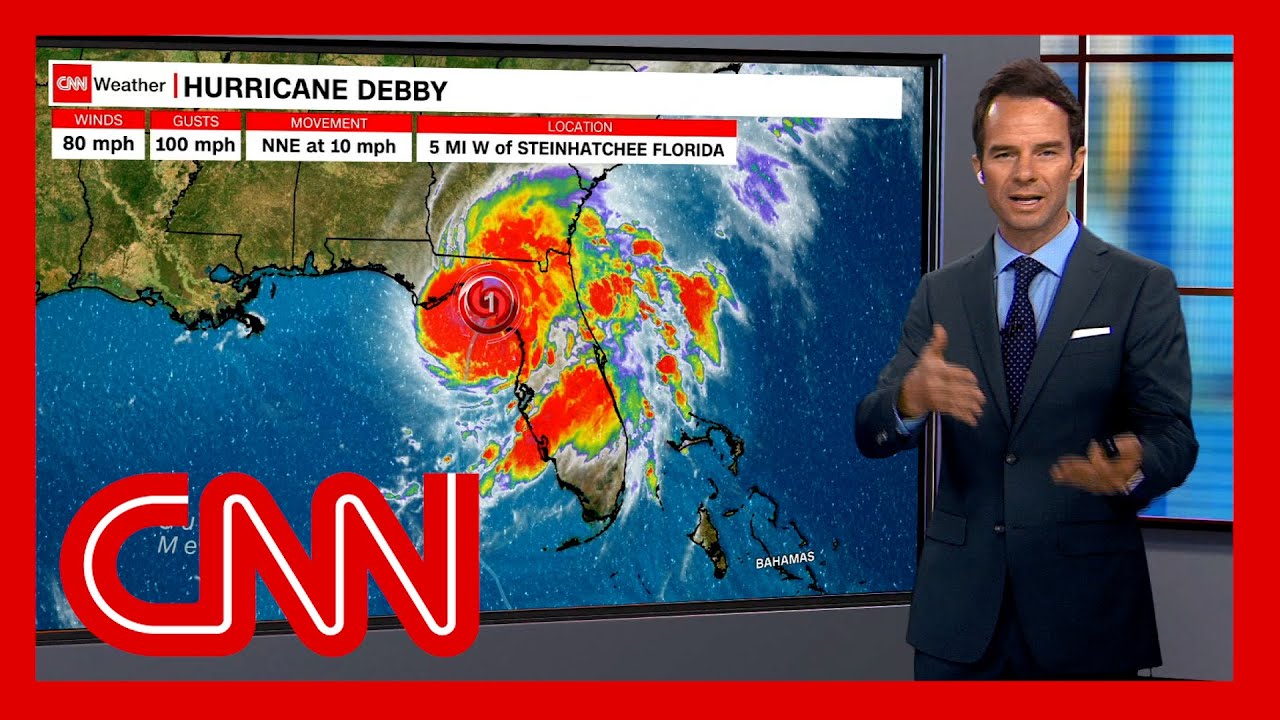 Hurricane Debby Makes Landfall In Florida - Main Stream Videos