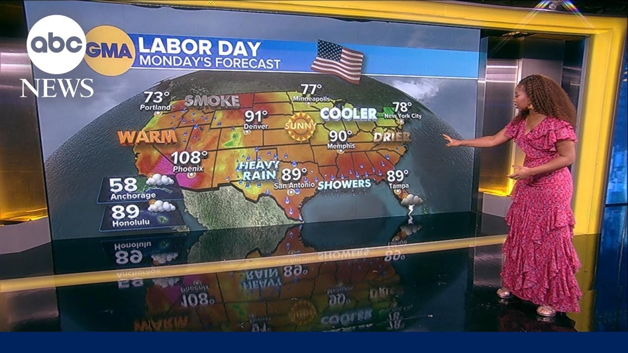 Weather forecast ahead of Labor Day weekend travel rush home Main