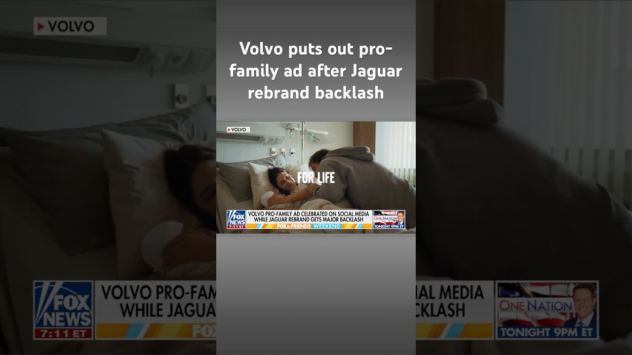 Profamily Volvo ad being celebrated after Jaguar’s ‘woke’ rebranding 