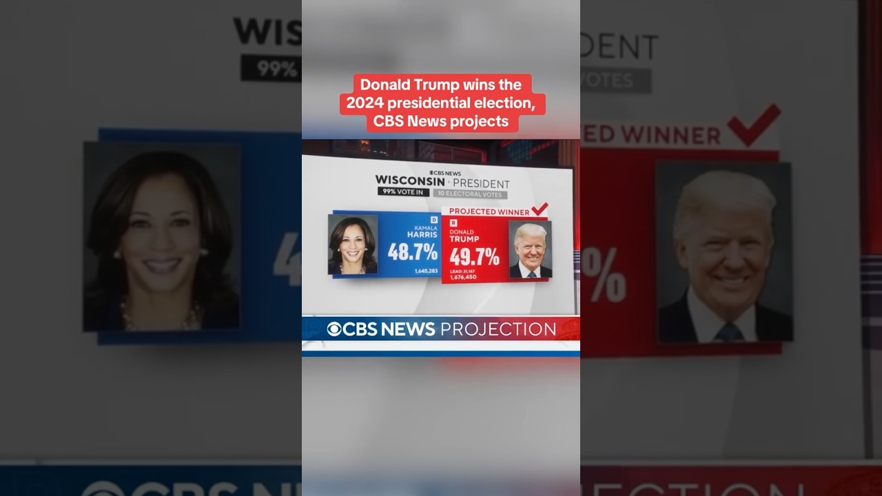 The moment CBS News projected Trump's 2024 election win shorts Main