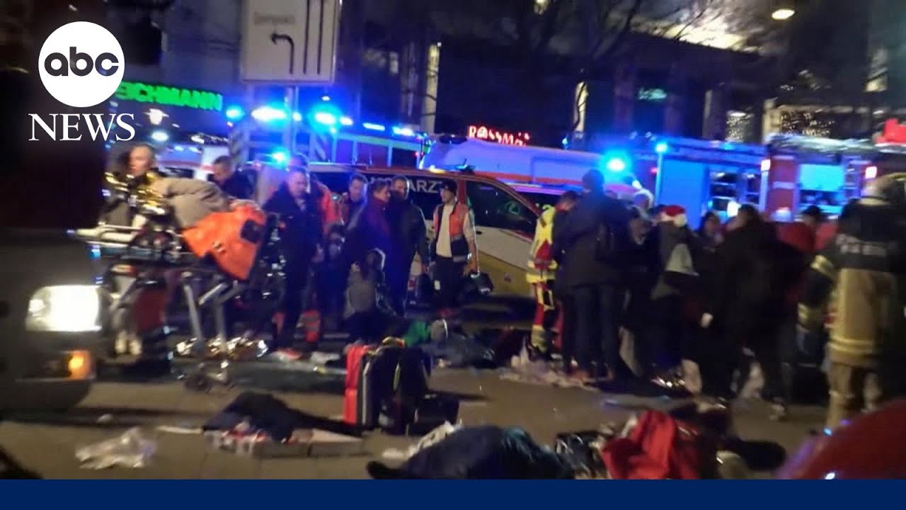 Deadly crash at German Christmas market Main Stream Videos