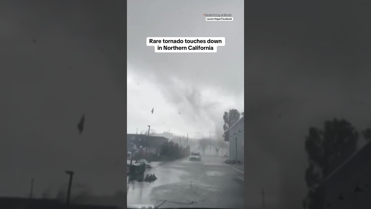 Rare tornado rips through Northern California town shorts Main